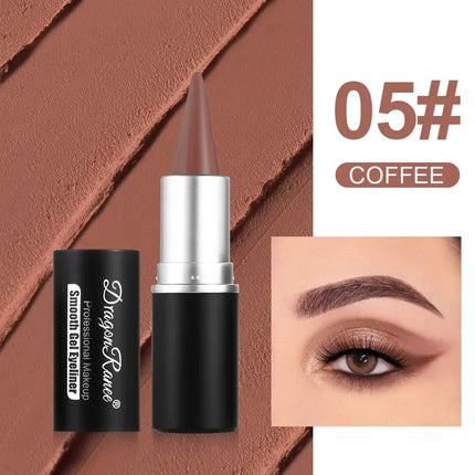 Matte Eyeliner Cream Texture Eyeliner Easy Coloring Sweat Proof High Pier Pencil Long Lasting Black White Green Eye Liner Makeup