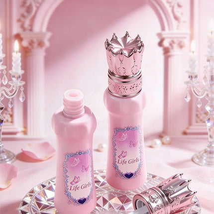Hua Yin Ji Brightening Concealer, a fair-skinned girl's tender pink look, natural nude makeup, and a natural look,flowers