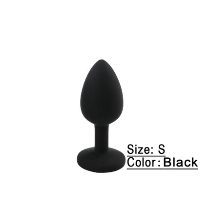 Silicone Butt Plug Anal Plug Unisex Sex Stopper 3 Different Size Adult Toys for Men/Women Anal Trainer for Couples 18+ Sex Shop