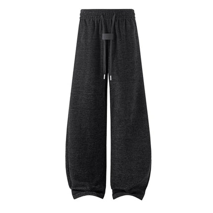 Men's Mesh Jogger Pants Wide Leg Drawstring Elastic Waist Baggy Curved Sweatpants Athletic  Relaxed Fit Casual Lantern Pants