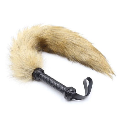 Sexy Fox Tail Whip Erotic Leather Whip Couple Flirting Spanking Fetish BDSM Bondage Slave Role Play Adult Games Sex Toys