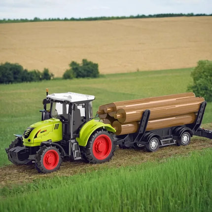 1pcs Diecast Farm Vehicles Mini Car Model Engineering Car Model Tractor Engineering Car Tractor Toys Model for Kids Xmas Gift