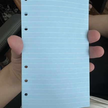 2026 40Sheet Kawaii A5 A6 Loose Leaf Notebook Refill Spiral Binder Index Paper Inner Pages Daily Planner Line Grid Blank Agenda