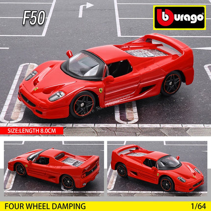 Bburago1:64 Ferrari E812 COMPETIZIONE Model Small Collection Car Alloy Model Toy Gift Scene Decoration Classic and Exquisite