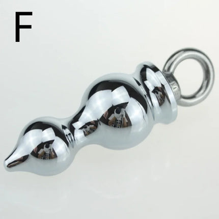 Exotic Accessories Metal Anal Plug With Pull Ring Adult Sex Products Anus Dilator Ass Stuff Tail Bdsm Erotic Games Novel Toys