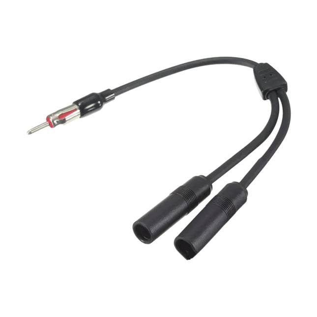 Car Antenna Cable Adapter Aluminum Plug In 1 For 2 Radio Antenna Extension Cable Meet More Connectivity Needs Antenna For Car