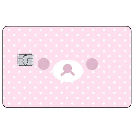Cartoon Cute Credit Card Skin Stickers Rilakkuma Matte Sticker for VISA JCB MasterCard and Other IC Bank Card Decoration