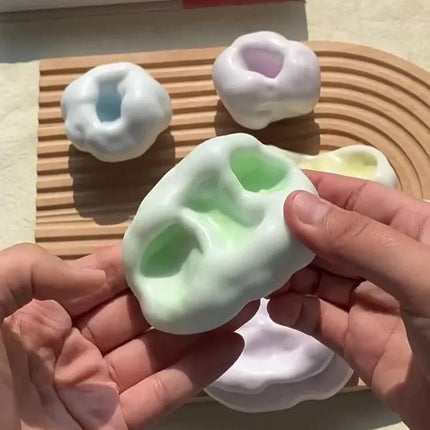 Shapeable Vacuum Grape Squishy Sand Stress Ball Squeeze Stress Anxiety Relief Sensory Fidget Toy Soothing Decompression Toy