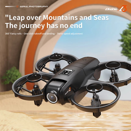 Portable RC Drone One Key Takeoff Landing Headless Mode Three Speed Adjustment Emergency Stop Optical Flow Hover 80M Remote Range Drone