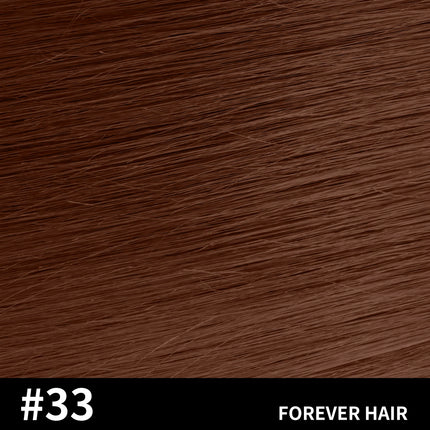 FOREVER HAIR 50g/pc 16" 18" 20" Remy Human Hair Weft Dark Brown European Straight Hair Extensions Natural Luxury Hair Weave