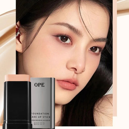 2-in-1 Foundation Stick - All-in-one coverage, waterproof and long-lasting, natural finish, suitable for all skin tones.