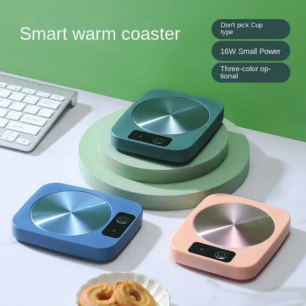 1pcIntelligent constant temperature coaster with heating and insulation 55 degree constant temperature cup with warm milk warmer