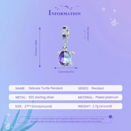 BAMOER 925 Sterling Silver Dreamy Ocean Series Dazzling Crab Beads Seahorse Pendant Charms for Women Bracelet and Necklace DIY