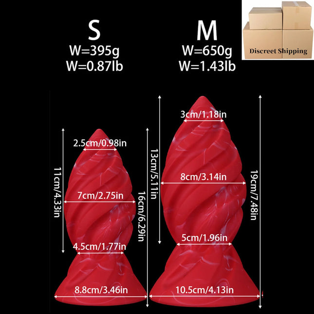 New Anal Plug Big Silicone Soft Long Anal Stretching Set Training Expander Dialator Butt Plug Adult Sex Toys For Women Men Gay
