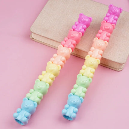 1pcs Creative 5 Color Highlighter Cartoon Cute Shape Highlighter Creative Students Make Hand Account Marker