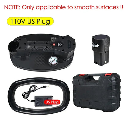 220kg Load Industrial Grade Electric Vacuum Suction Cup Heavy Lifter Granite Glass Tile Suckers Lifting Tool 1500mAh Box Pack