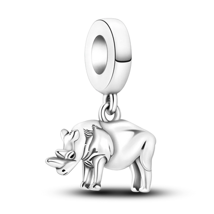 Animal Series 925 Sterling Silver Horse Squirrel Elephant Llama Snake Fox Charm fit Bangle Bracelet Original Silver Jewelry