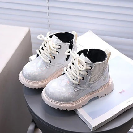 Winter Girls New Short Boots Children British Style Soft Sole Lightweight Boots Ankle-high Unisex Boys Shoes Size 21-30