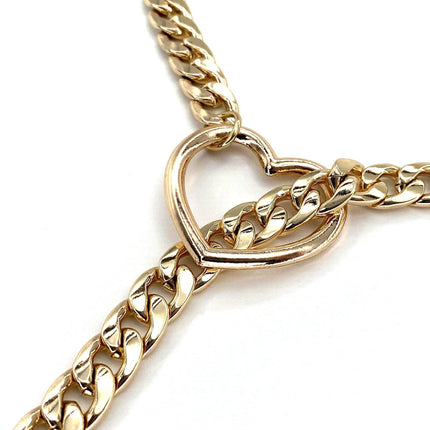 60cm Neck Collar Padlock Chain Necklace Heart O-Ring With Key BDSM Sex Toys For Women Bondage Restraints Erotic Accessories