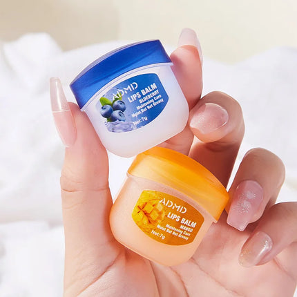 8pcs/box Fruits Lip Balm Sets Moisturizing Lipstick Makeup Base Moisturizer Lip Balm Anti-Cracking Lips Skin Care