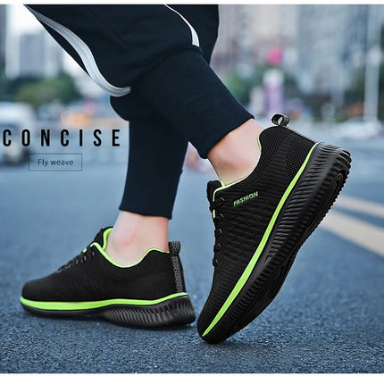 Sneakers Men Running Walking Knit Shoes Fashion Casual High Quality Sport Athletic Gym Lightweight Men Casual Shoes