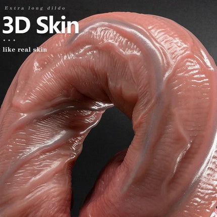 13.3in Super Long Penis Dildo Realistic Soft Dildo With Suction Cup Anal Sex Toys For Men Women Masturbator Huge Phallus