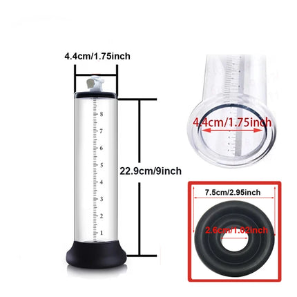 Male Penis Enlarger Vacuum Pump Penis Bigger Growth Enlargement Enhancer Adult Sex Toys For Men Lasting Trainer Erotic Products