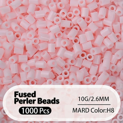 2.6mm Bulk Black&White Color Series Perler Beads Refill Pack 1000pcs Fusible DIY Art Craft Fuse Beads for Mosaic Puzzle