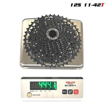GOLDIX Ultralight MTB Cassette Freewheel k7 9/10/11/12/13 Speed HG Structure Sprocket Carbon Steel Material for Mountain Bike