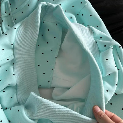 American Style Polka Dot Star Sweatshirts New Spring Fashion Letter Print Hooded Women Y2k Sweet Loose Casual Jacket 2026 New