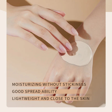 MACKANDY Ceramide Plant Extract Foundation For Full Coverage Long-Lasting Wear Natural Matte Finish Skin-Nourishing Makeup