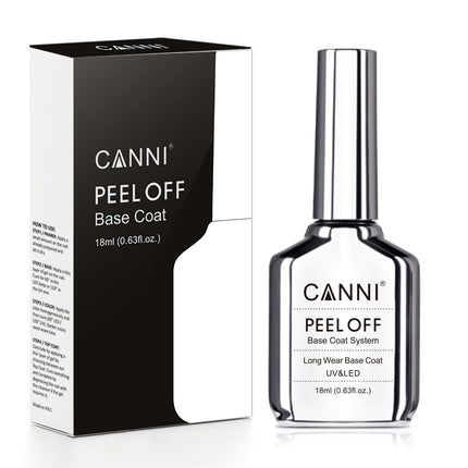 Canni TPO FREE HEMA FREE 18ml Long Wear Diamond Nowipe Top Coat Peeloff Base Coat Soak Off UV LED Gel Polish Nail Manicure