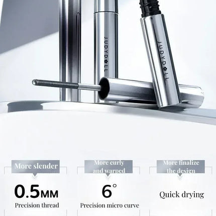 Judydoll Mascara Lash Lengthening Curling Thick Mascara Non-smudg Natural Waterproof Quick Dry Long Lasting Eye Makeup Cosmetics