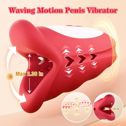 Male Masturbator Sex Toys for Men Penis Training Vibrator Blowjob Sucking Sex Machine Glans Trainer Cock Vibrating Stimulator