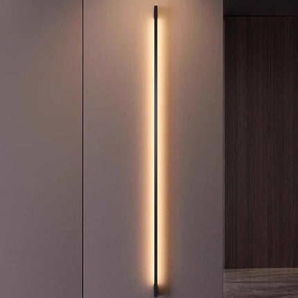 Modern Minimalist Long Wall Lamp LED Wall Mounted Light Indoor Living Room Bedroom Background Lamp Home Decora Fixtures 110/220V