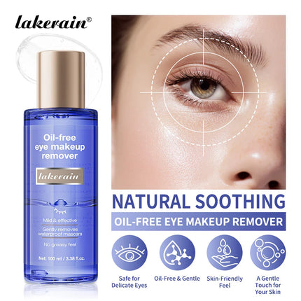 Gentle Makeup Remover Waterproof Formula Effectively Cleans Mascara Eyeliner Pigmented Eyeshadow And Brow Pomade