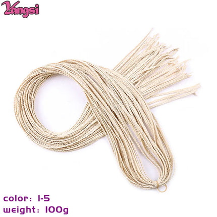 Full Star 30 Inch Synthetic Zizi Braids Thin Box Braids Hair Extensions Brown Pink Blue Red 613 Ombre Box Crochet Braiding Hair
