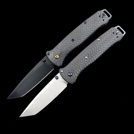 BM 537-09 Bailout Carbon Fiber | SS Tanto M390 Folding knife