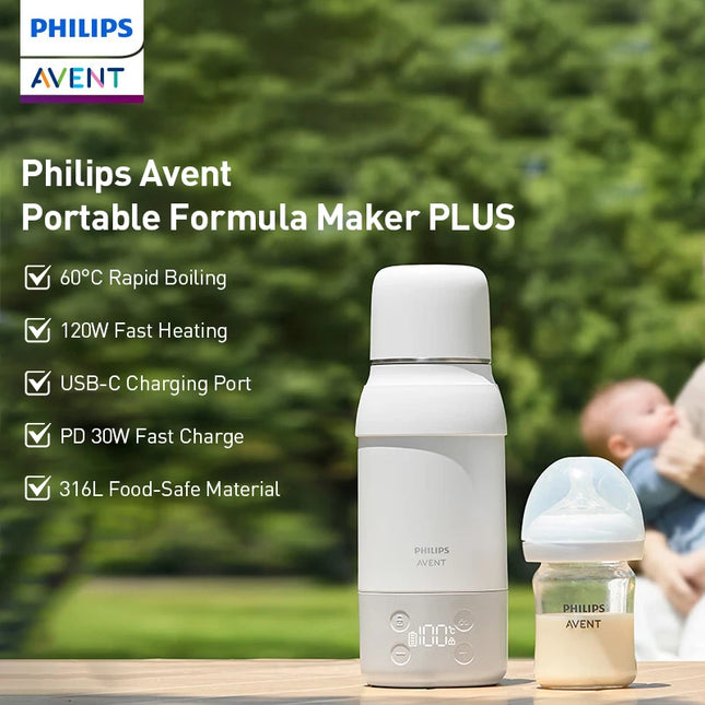 Philips Portable Breast Milk Warmer, 500ML Wireless Heating Cup, Electric Heating Cup, Portable Water Boiler