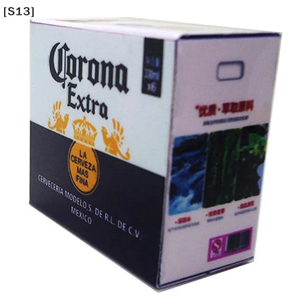 1Set 1:12 Dollhouse Miniature Corona Beer Case Model DIY Kid Toy Accessories Simulation Life Scene[Q]Q@