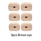 Brown Eyeball-3pcs 1