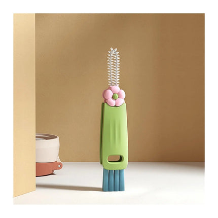 3 in 1 Cup Lid Cleaning Brush,2024 New Crevice Cleaning Brush for Bottle Gap Tight Spaces Coffee Thermos Cup Kitchen Tools