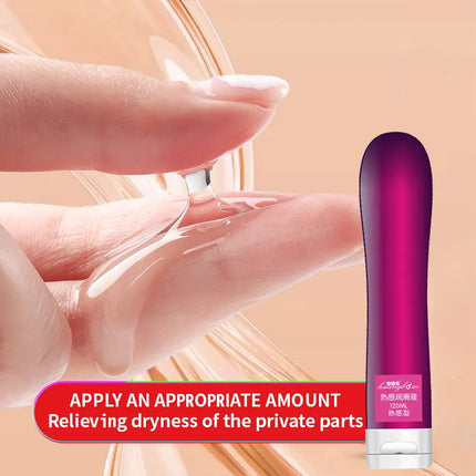 thermal water-soluble Anal Lubricant long-lasting moisturizing Adult Couples Dildo Vibrator Sex Oil 120ml