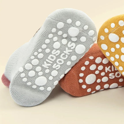 6 Pairs/Lot Newborn Baby Socks Kids Boys Girls Cotton Cartoon Soft Sock Children Toddler Non-Slip Short Socks For 0-5 Years