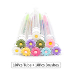 10pcs tube and brush 6