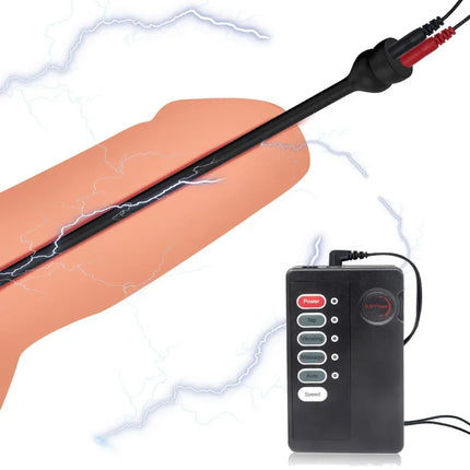 Electric Shock Urethral Dilators Penis Plug Vibrating Insertion Urethral Plug Catheter Sounds Vibrator Sex Toys for Men Adult