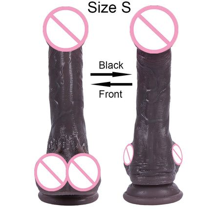 New Skin Double Penetration Realistic Dildo Big Huge Penis Suction Cup Cock Dick Anal Plug Sex Toys For Women Prostate Massager