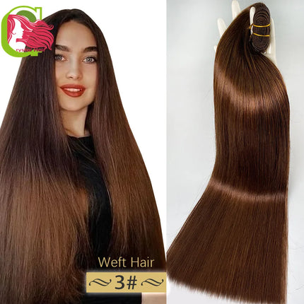 Super Full Drawn Vietnam Weft Hair Highlight Color Human Hair Bundles bone Straight Hair Weave Mixed Color Piano Color Bundles