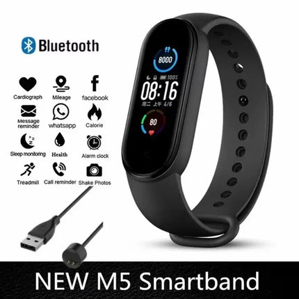 Lenovo Smart band Movement Watch Step count Bluetooth Synchronous Phone Information Smartwatch For Men Women Students 2025 New