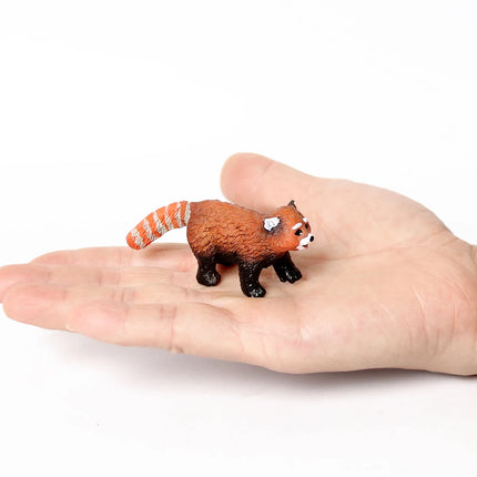 Realistic Forest Wild Animal Capybara Beaver Badger Wolverine Raccoon Meerkat Badger Model Figure Collector Toys for Kids